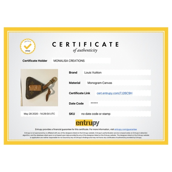 Louis Vuitton x French Luggage Company Luggage Tag Monogram Canvas - Picture 6 of 6